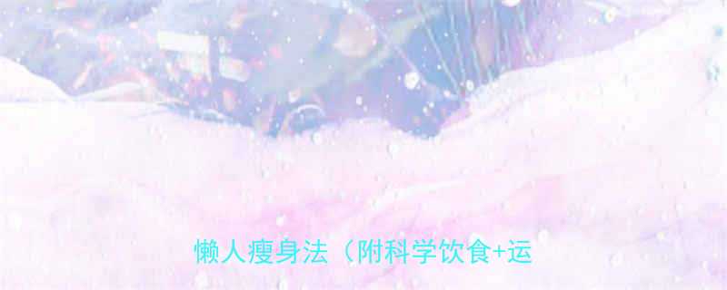 30斤赘肉30天甩掉健康不反弹的懒人瘦身法附科学饮食运动计划-第1张图片-ZBLOG