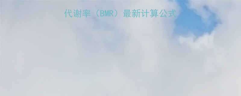 ✨健身人群必看基础代谢率（BMR）最新计算公式+科学增肌减脂指南✨-第1张图片-ZBLOG
