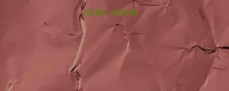 肌肉腿救星3周瘦小腿攻略附动作图解-第2张图片-ZBLOG