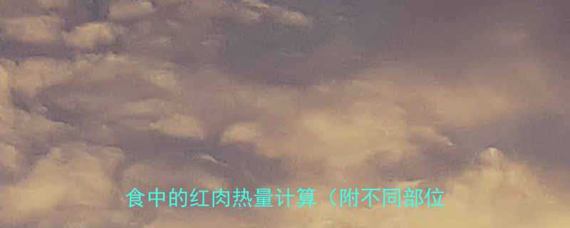 一份牛排的热量到底有多少科学健身饮食中的红肉热量计算附不同部位热量表-第1张图片-ZBLOG