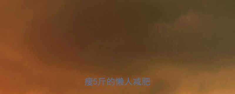 不用运动7天健康瘦5斤的懒人减肥法-第1张图片-ZBLOG