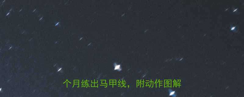 健身房必练动作TOP10新手3个月练出马甲线附动作图解跟练计划-第1张图片-ZBLOG