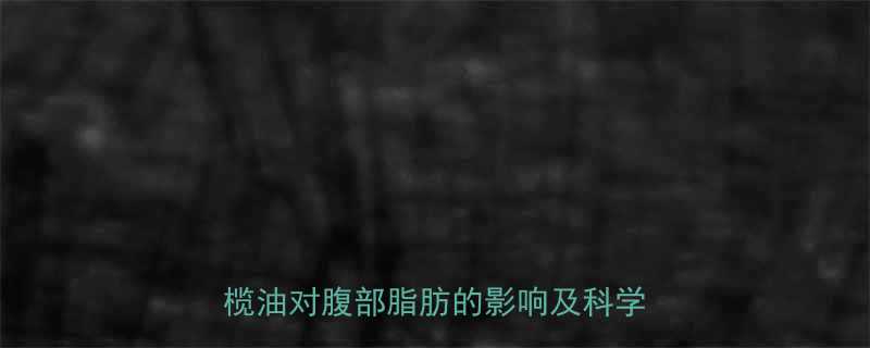 健身期间吃橄榄油会发胖吗？深度橄榄油对腹部脂肪的影响及科学食用指南-第2张图片-ZBLOG