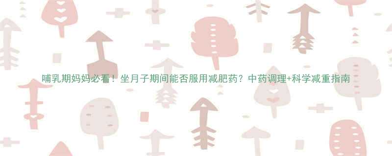 哺乳期妈妈必看坐月子期间能否服用减肥药中药调理科学减重指南-第1张图片-ZBLOG