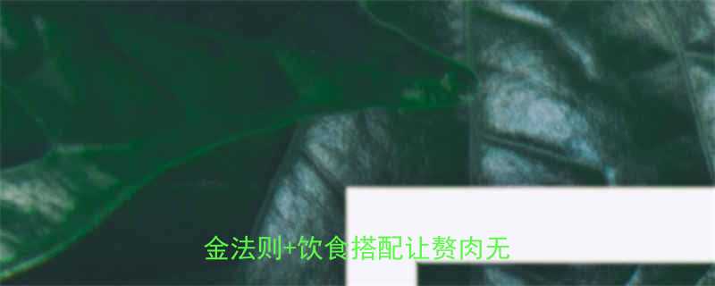 如何科学运动减肥不反弹5大黄金法则饮食搭配让赘肉无处可藏-第2张图片-ZBLOG