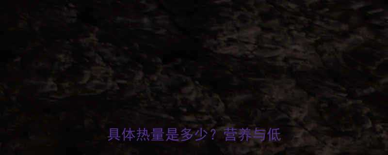 干豆皮热量表大100克干豆皮具体热量是多少营养与低卡食谱-第3张图片-ZBLOG