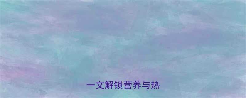 手抓饼热量多少克一文解锁营养与热量全-第2张图片-ZBLOG