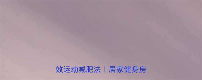 暴汗燃脂指南7天见效的亲测有效运动减肥法居家健身房全攻略-第2张图片-ZBLOG