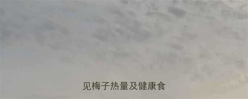 梅子低卡高营养5种常见梅子热量及健康食用指南-第3张图片-ZBLOG