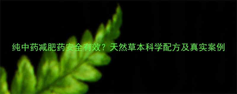 纯中药减肥药安全有效天然草本科学配方及真实案例-第1张图片-ZBLOG