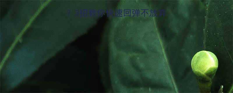 运动停5天体重反弹3招教你快速回弹不放弃附避坑指南-第2张图片-ZBLOG