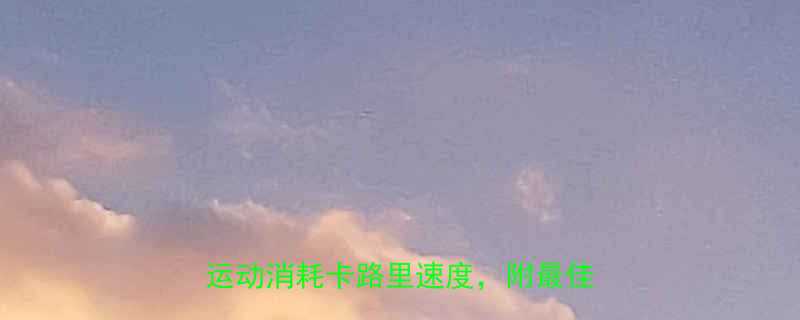 高效燃脂运动排行榜科学对比10种运动消耗卡路里速度附最佳训练方案-第2张图片-ZBLOG