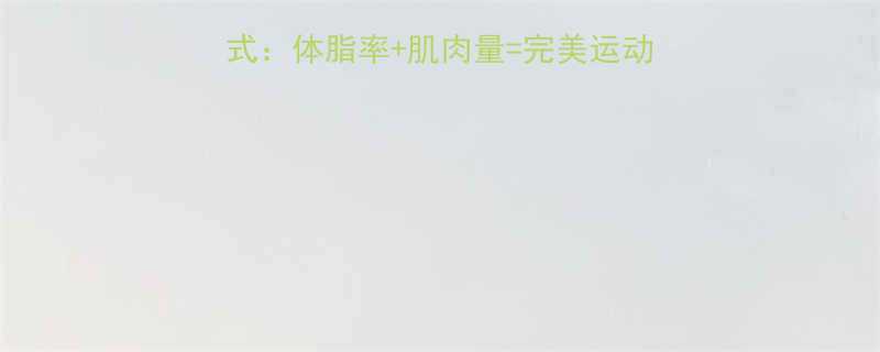 🌟运动员标准体重计算公式：体脂率+肌肉量=完美运动状态（附体脂秤选购指南）-第2张图片-ZBLOG