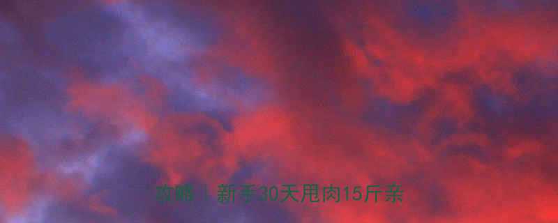 健身房减肥计划高效燃脂动作饮食攻略新手30天甩肉15斤亲测有效-第1张图片-ZBLOG