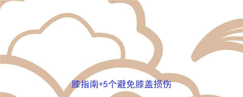 健身跑步会磨损膝盖吗科学护膝指南5个避免膝盖损伤的秘诀-第1张图片-ZBLOG