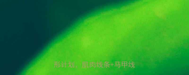 增肌减脂新手必看28天高效塑形计划肌肉线条马甲线双丰收-第2张图片-ZBLOG