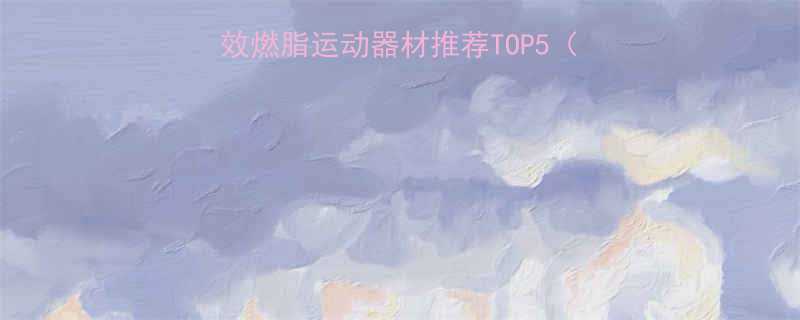 家庭减肥必备高效燃脂运动器材推荐TOP5附真实对比测评-第1张图片-ZBLOG